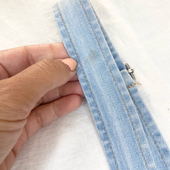 Wax Jeans Women's Juniors Ankle Length Skinny Leg Denim Overalls - Picture 7 of 15